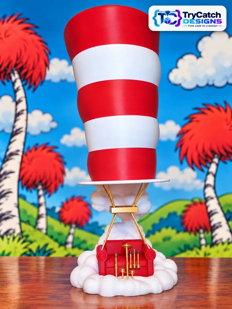 Hot air balloon displayed on a table